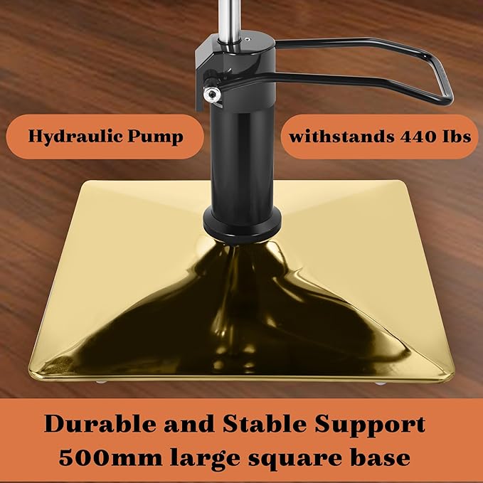 Pink Styling Chair for Hair Stylist,Wide Seat Hydraulic Hair Salon Chair Barber Chair, 360° Swivel,Recline 135°，Beauty Spa Cosmetology Shampoo Hairdressing Braiding Tattoo Chair for Women