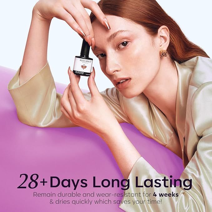 modelones Gel Nail Polish Set 6 Colors Purple Silver Cat Eye Gel Nail Polish Glitter Purple Chameleon Sparkle Silver Shade Shimmer Magnet Polish Soak Off Led Nail Art DIY Salon Gift For Women Girl