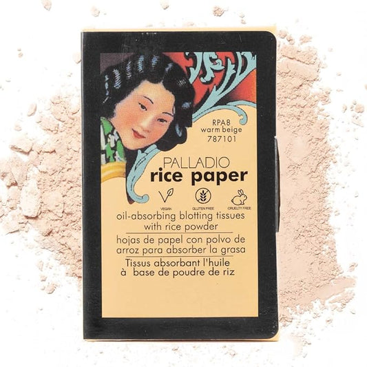 Palladio Rice Paper Facial Tissues for Oily Skin,
