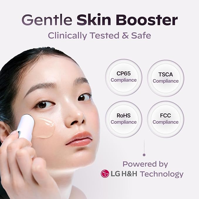 Superform Galvanic Booster Aqua Mint, 1min booster for ageless skin, anti-aging and firming pocket booster, glow on the go, Korean skincare, Gifts, Stocking Stuffers for Women