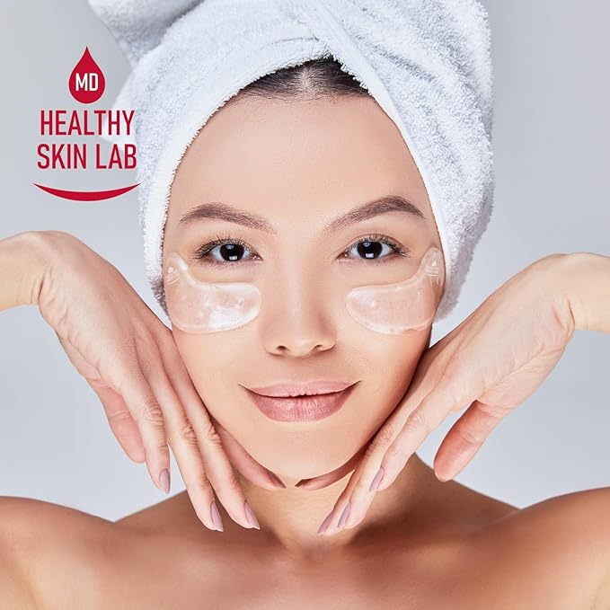 Reusable Under Eye Patches, Reduce Dark Circles, Puffy Eyes, Undereye Bags & Wrinkles - Medical-Grade Silicon Patches Reusable For Up To 3 Weeks