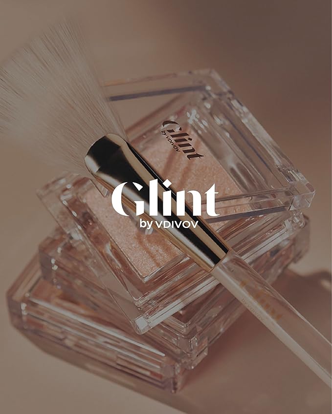 Glint Dewy Highlighter (Dewy Moon, 0.08oz) - Luminous Glow, Infused with Micropearls, Shiny Illuminator. Rich Pigment & Silky Touch, Korean Makeup.
