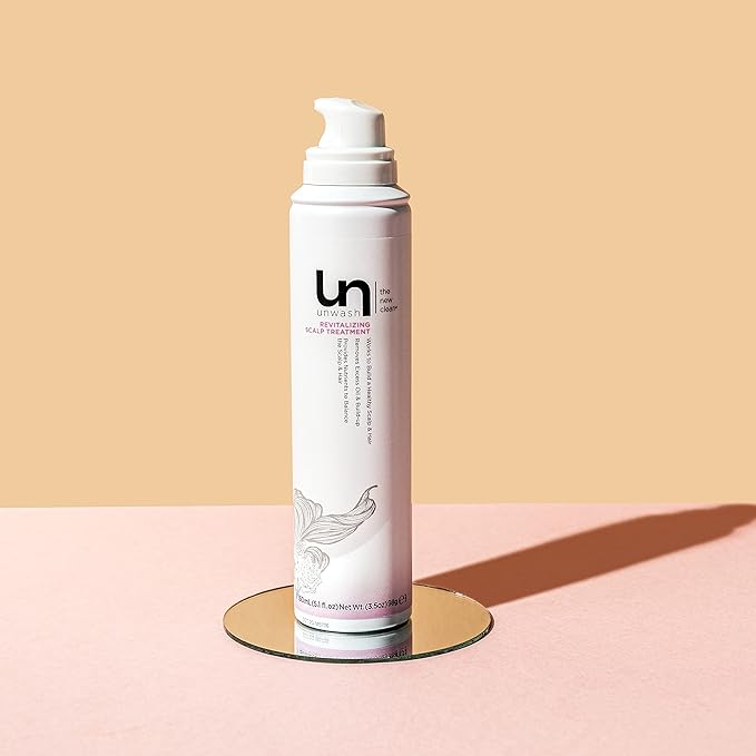 Unwash Revitalizing Scalp Treatment - Scalp Treatment, Combats Excess Oil, Lightweight Formula, Balances Moisture, Cruelty Free, 3.5 oz