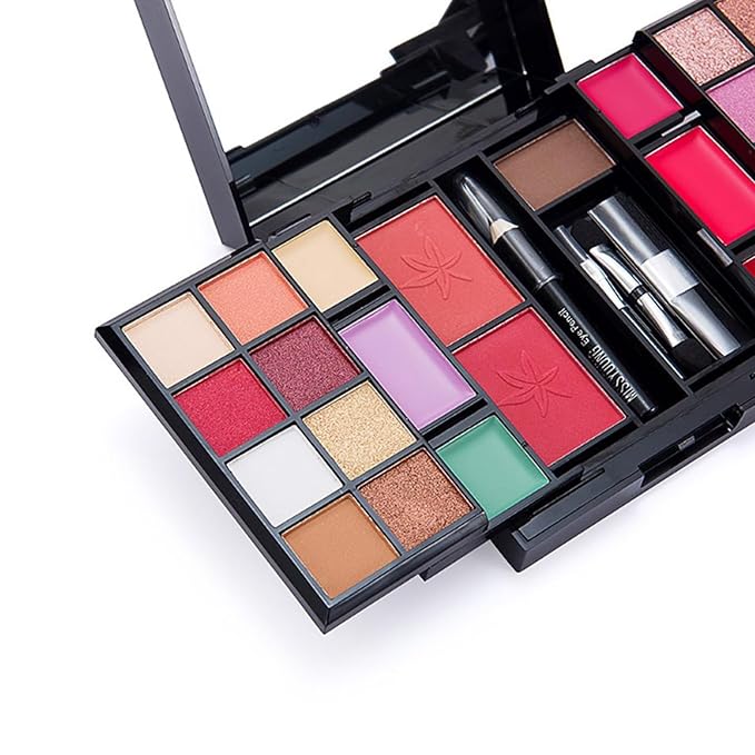 Makeup Eyeshadow Palettes, 25 Colors Protable Multifunction Blush