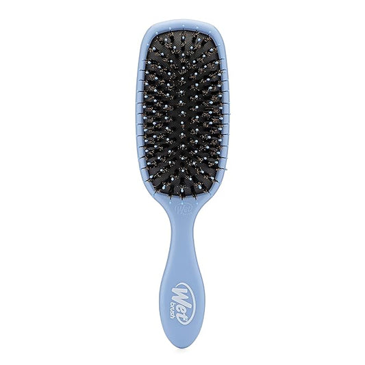 Wet Brush Shine Enhancer Hair Brush, Sky - Exclusive Ultra-soft IntelliFlex Bristles - Natural Boar Bristles for All Hair Types - For Women and Men, Wet and Dry Hair