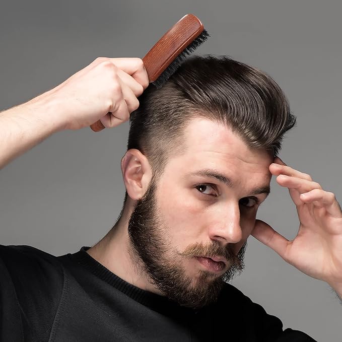 BESTOOL Hair Brush, Boar Bristle for Women Men, Detangling & Styling, Natural Bristles for Thin, Fine Hair