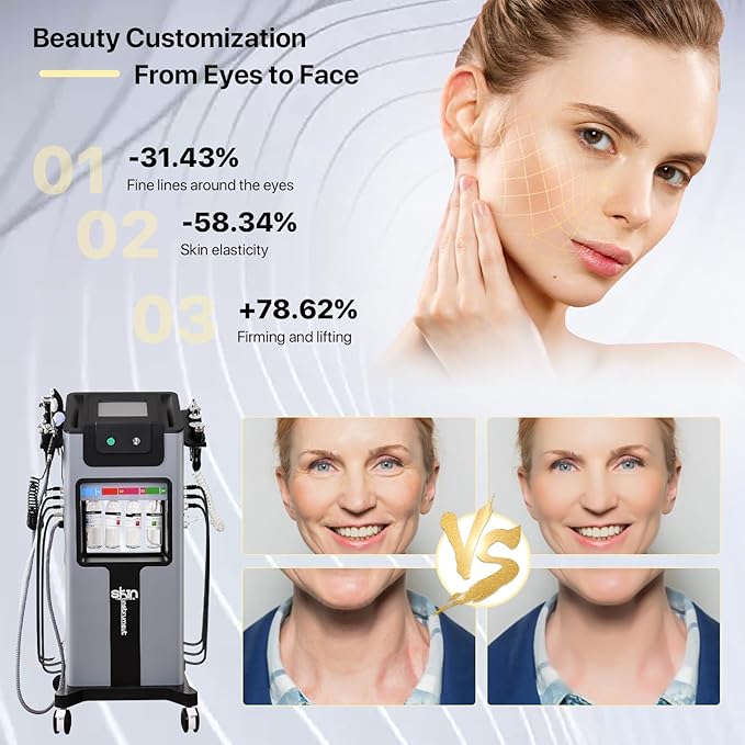 Hydro Oxygen Beauty Device sen for Improvement in The Appearance of Cellulite Device