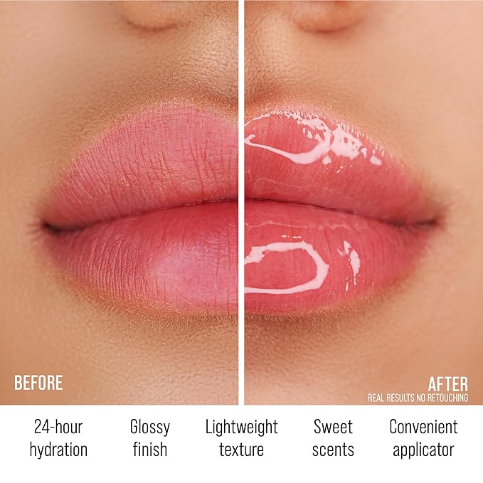 Epic Lip Oil, Moisturizing Lip Treatment, Non-Sticky Formula Lip Gloss,High Shine Finish (02)