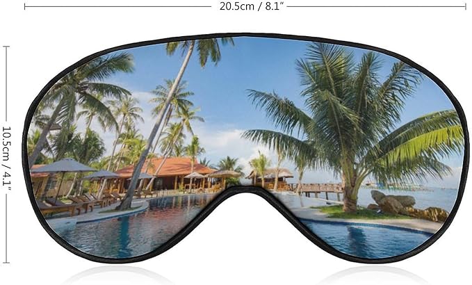 Customize Eye Mask Personalized Sleep Mask Upload Your Image Text Logo Custom Eye Cover with Adjustable Strap for Men Women Friends Brothers and Sisters, Black, 8.1"x4.1"