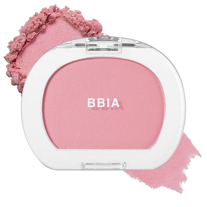 BBIA Last Blush NEW 15 Colors - Cheek Blush Shaping Shading Contour & Highlight Long-Lasting Matte Finish Natural Shades Buildable & Blendable Daily Korean Face Makeup (03 PINK MULLY, Pack of 1)