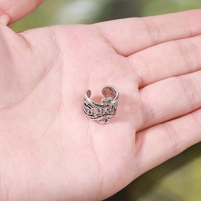 Boho Ear Cuff Earrings Silver Conch Ear Cuffs Earrings Helix Hoop Earrings Non Pierced Cartilage Earrings Jewelry for Women and Girls