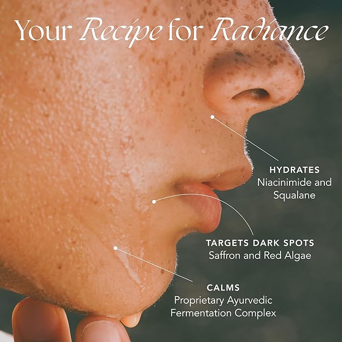 RANAVAT Radiant Rani Brightening Saffron Facial Essence - Hydrating Milk Toner Formulated with Niacinamide & Squalane to Moisturize & Calm Skin - Helps Improve The Appearance of Dark Spots (100ml)