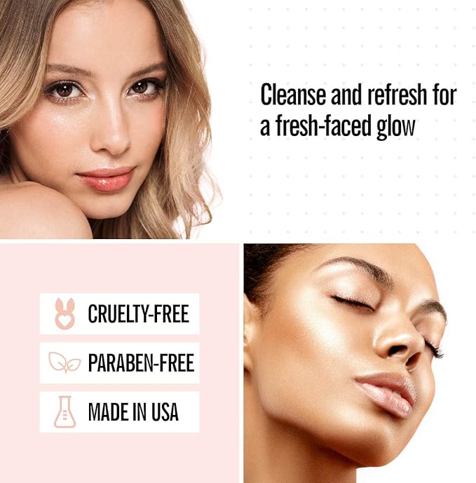 Valjean Labs Soothing Facial Toner | Rose Petal + Glycolic Acid | Helps Calm Irritation, Brighten and Exfoliate Skin | Cruelty Free, Paraben Free, Made in The USA (8 oz)