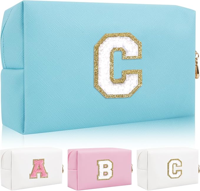 Personalized initial letter patch makeup