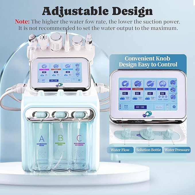 Hydrogen Oxygen 7 in1 Facial Care Machine with Mask Multifunctional Face Skin Care Device
