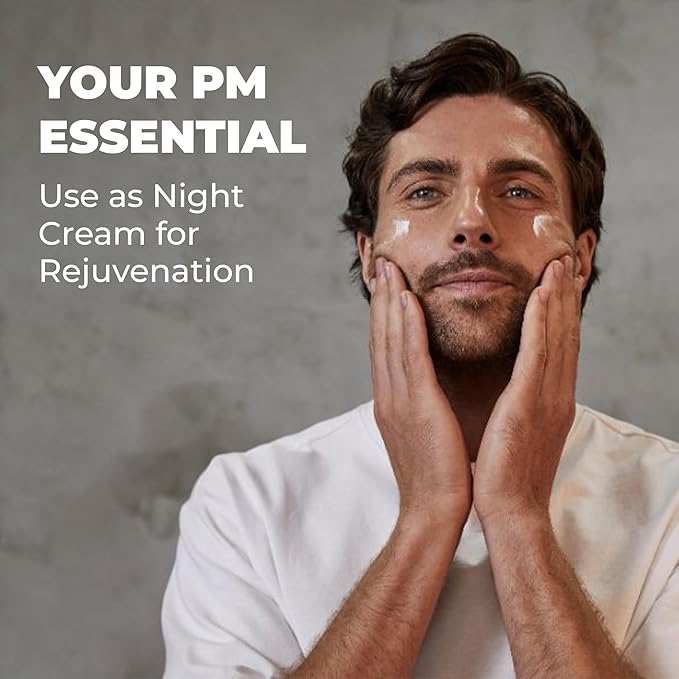 Bossman Peptide Revival Cream 1.7 oz - Emerald (Green Tea) Scent - Anti-Aging Face Moisturizer for Men & Women - Niacinamide & Hyaluronic Acid - Peptide Moisturizer for All Skin Types - Made in USA