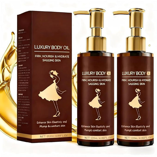 Firming Body Oil with Plant extracts enriched with Vitamin E and Rosehip Extract, suitable for all body skin. Firming care to enhance skin elasticity.120ML- 2PCS