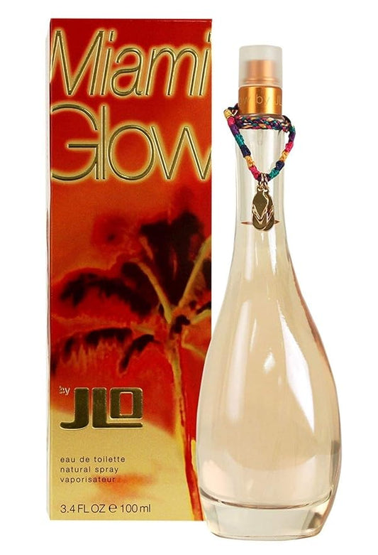 MIAMI GLOW BY JENNIFER LOPEZ 3.4 FL.OZ. EDT SPRAY FOR WOMEN. DESIGNER:JENNIFER LOPEZ