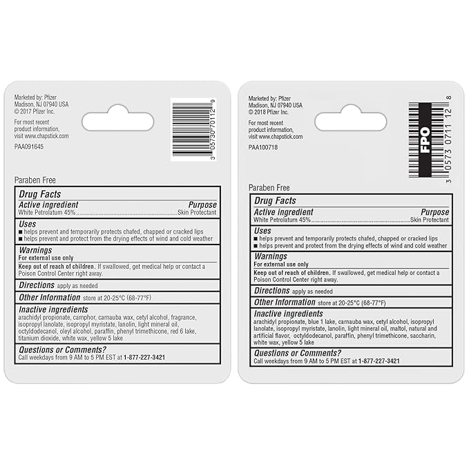 ChapStick Lip Care Bundle – Classic Spearmint + Classic Original Lip Balm, 0.15 Ea (2 Piece Set)