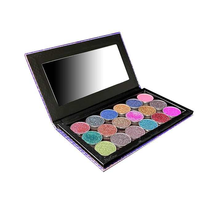 Mermaid Empty Magnetic Palette, Fish scale Empty Magnetic