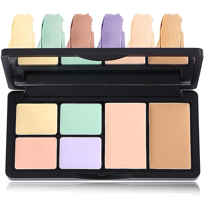 Color Correcting Concealer Palette,Concealer Contour Palette Long Lasting