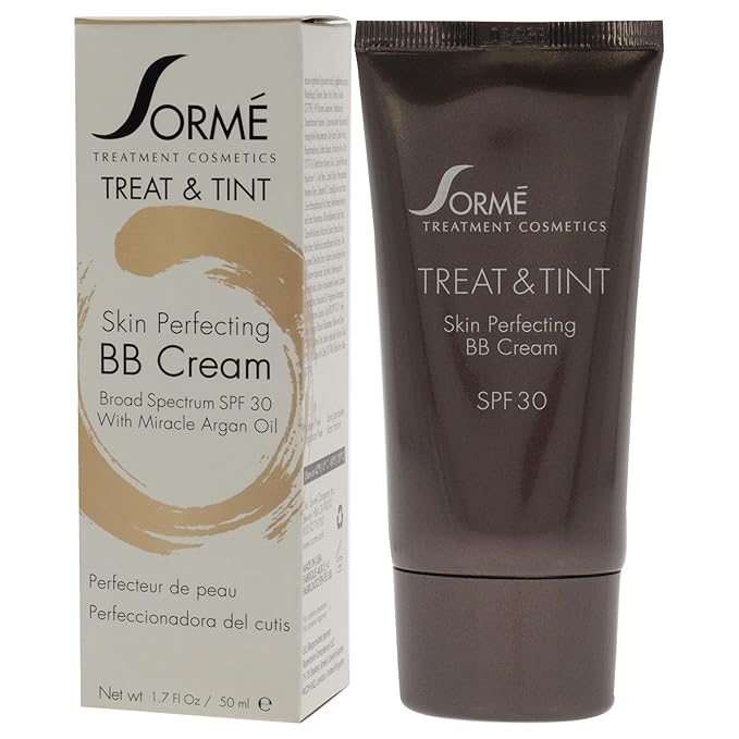 Sorme Cosmetics Treat and Tint BB Cream, Light Honey, 1.7 Ounce