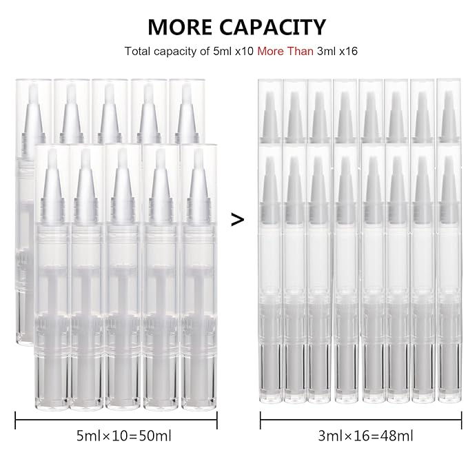 10 ps 5ml Empty Cuticle