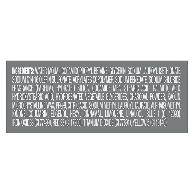 DOVE MEN + CARE Body and Face Scrub Charcoal + Clay Body Wash for Men with 24-Hour Nourishing Micromoisture Technology 30 oz