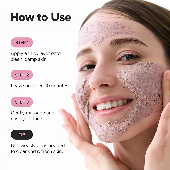 Beauty of Joseon Red Bean Pore Refreshing Mask Mud Cream Hydrating Wash Off Pack, Pore Cleansing Exfoliator, Korean Skin Care for Men and Women 140ml, 4.73 fl.oz