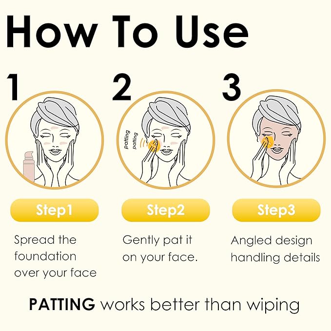 4Pcs X-Large Makeup Sponge Puff Set For Foundation Concealer & Powder, Latex Free Blender Sponges Puff For Natural And Easy Makeup, Soft Long-lasting And Beginner-friendly