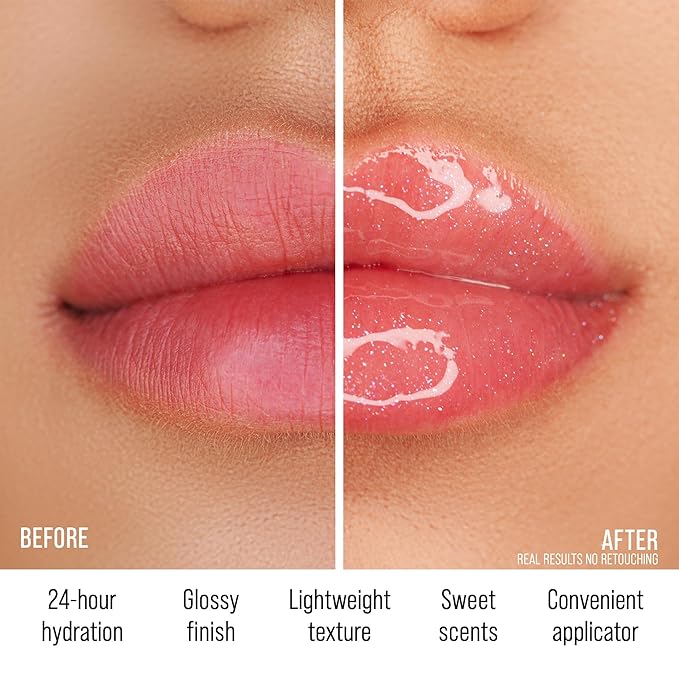 Epic Lip Oil, Moisturizing Lip Treatment, Non-Sticky Formula Lip Gloss,High Shine Finish (04)