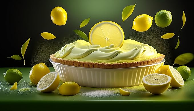 Lemon Emulsion for Baking - Natural Flavoring Blend for Cookies, Cakes, Ice Cream, Smoothies, Beverages & More - 16 fl oz Kosher, Pure Lemon Emulsion by Collective Aromas Co.