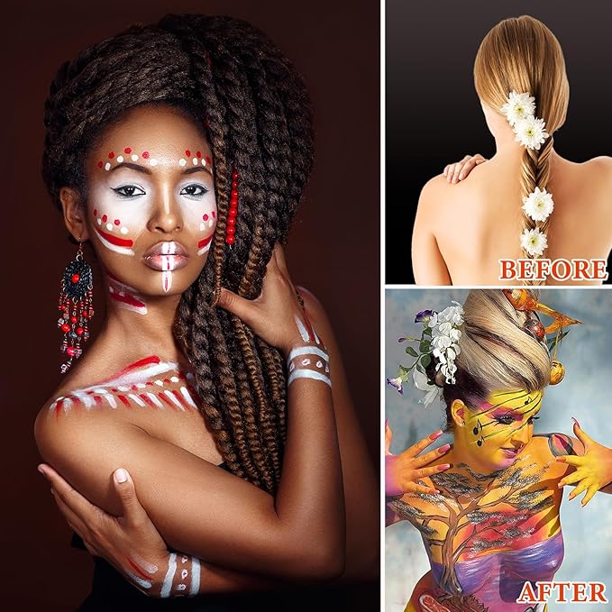 15 Colors Bruise Wheel for Special Effects,Halloween Face Body Paint SFX Makeup,Light Green Witch Zombie Gamora Face Body Paint Oil Based Cosplay Theatrical Halloween Makeup Kit A