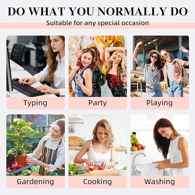 Press on Nails, Short Press on Nails Almond Reusable Glossy White Nails Soft Gel False Nails Press ons for Women, 16 Sizes 32 Count Nails Kit with Glue (SV-06)