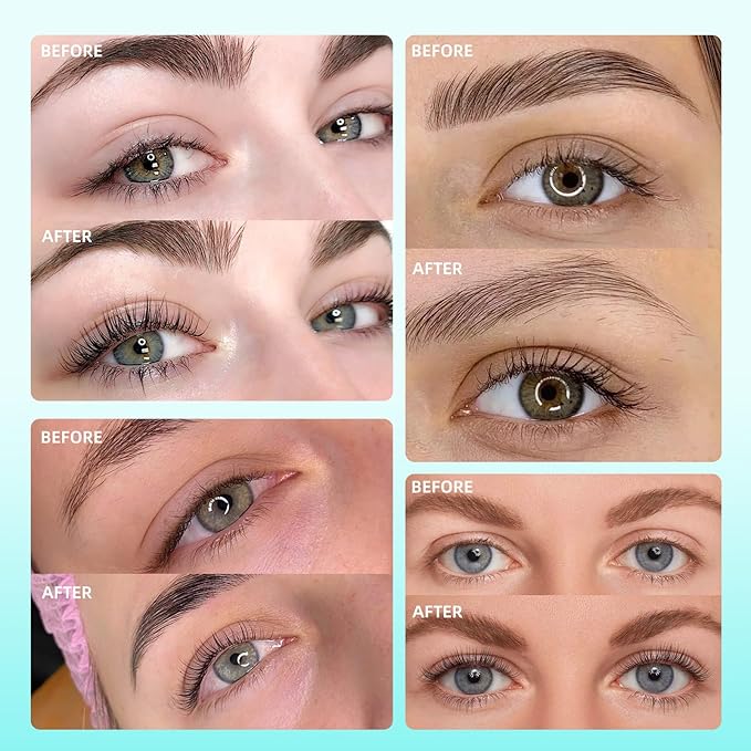 Lash Lift Kit,Eyelash Perm Kits, Professional Eyelashes Curling Lash Extension Set, Glue Upgraded Version, Lash Extensions, Lash Curling,Curling Perming Wave(VINE02)