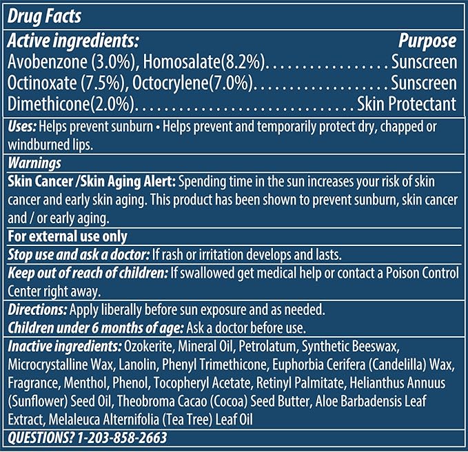 Dermatone Green Tea Lip Balm SPF
