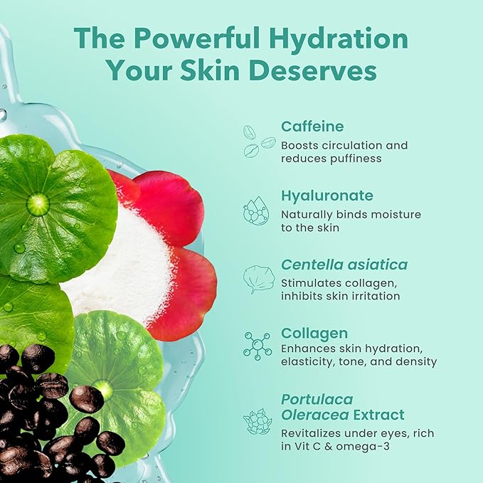 Patchology Rejuvenating Under Eye Gels - Hydrating Eye Mask w/Caffeine & Collagen - Under Eye Patches For Dark Circles - Puffy Eyes Care, minimize Puffiness & Wrinkles Reducer (15 Pairs)