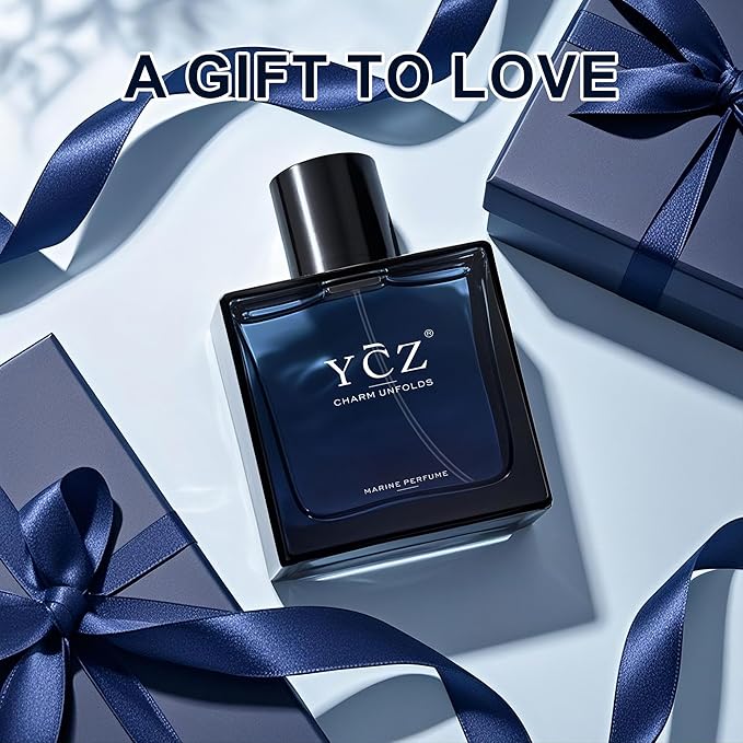 Ycz Marine Charm Unisex Eau de Parfum - 1.7 oz Long Lasting Sea Perfume for Men and Women, Everyday Fragrance, Ideal Ocean Fragrance For Special Occasions, Travel Perfumes