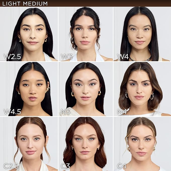 L'Oreal Paris True Match Super-Blendable Foundation, Medium Coverage Liquid Foundation Makeup, N3, Light Medium, 1 Fl Oz