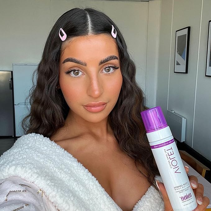 MineTan Best Sellers Self Tanner Bundle | Includes Cult Faves - Violet Self Tan Foam, Rose Mist Face Tanner, Self Tanner Mitt Applicator + Exfoliating Mitt for Self Tan Removal & Prep; No orange tones