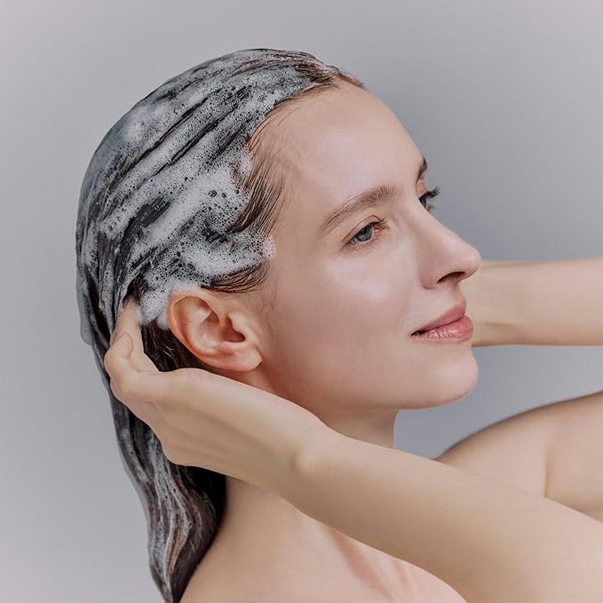 Whamisa Organic Seeds Shampoo for Dry Scalp, Fermented Postbiotic Formula for Refreshing Cleanse, Scalp Conditioning, Dandruff Care, Moisturizing, Hydrating (490ml)