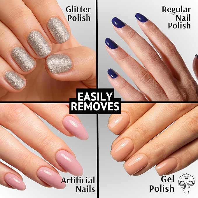 Pronto 100% Acetone Nail Polish Remover - Gel Polish Remover for Nails | Acetone Nail Polish Remover & Remover For Nails, Glue, Gel, Acrylic & Dip | 100 Percent Pure Acetone, 16 Fl oz (Pack of 1)