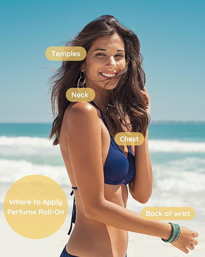 Honeysuckle Delicious Natural Pure Essential and Fragrance Oil Perfume Roll On with Organic Jojoba Oil, Eau de Toilette, Small-Batch, Alcohol Free, Handmade in California