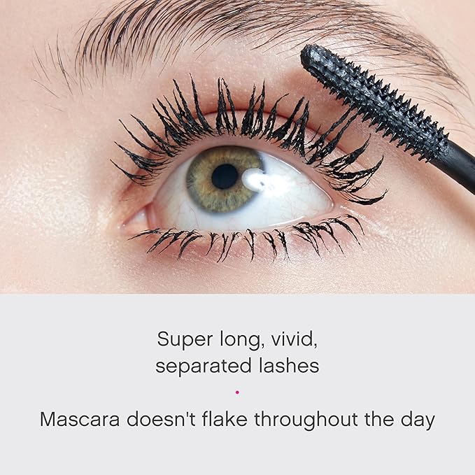 Vivienne Sabó Classic Mascara Cabaret – Volume and Length Tubing Mascara for Defined Everyday Lashes, Clean, Smudge-Resistant, Cruelty-Free, Blackest Black, Made in Italy, 0.3 fl oz