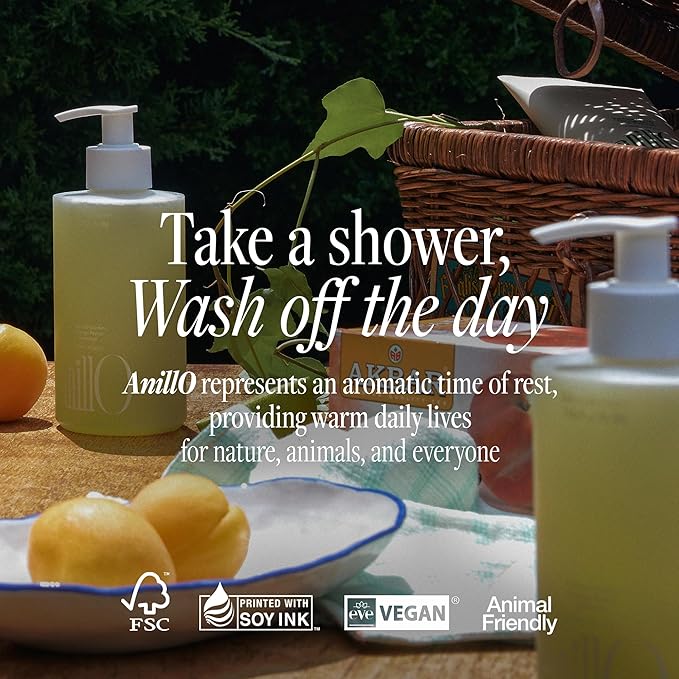 ANILLO Patchouli Garden Damage Repair Shampoo - Korean Hair Care Nourishing Shampoo for Men & Women w/Patchouli Leaf Water, Protein Complex & Green Herb Complex - Vegan Scalp Cleanser (15.22 fl.oz)