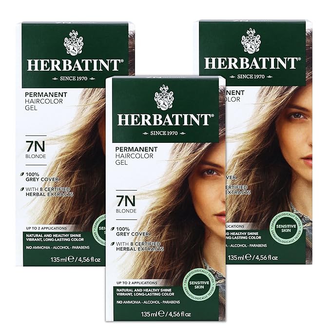 Herbatint Permanent Haircolor Gel, 7N