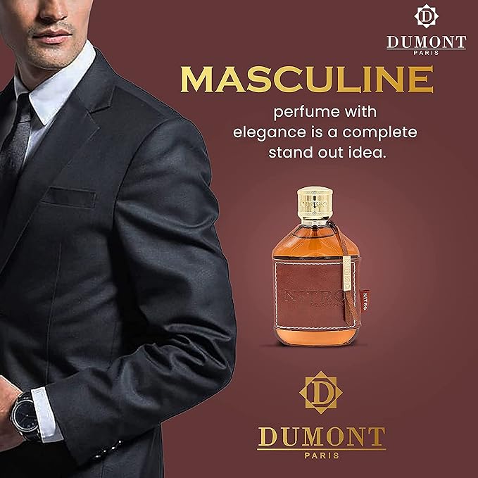 Nitro Pour Homme Eau De Parfum - Fruit, Woody, Floral Scent - 3.4 Fl Oz