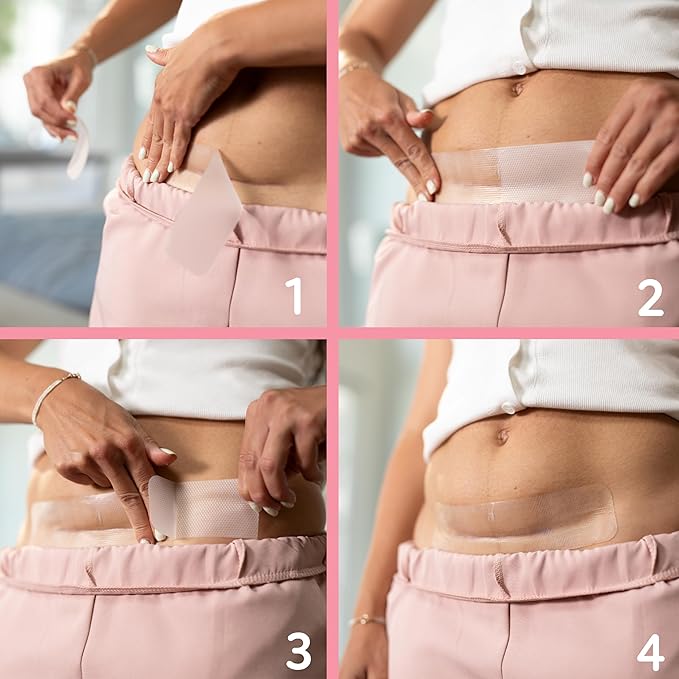 Dr. Talbot's Mom Stretch Mark & C-Section Scar Strips - Medical Grade Silicone Scar Strips to Soften and Flatten Surgical Scars - 6 Count (60-Day Supply)