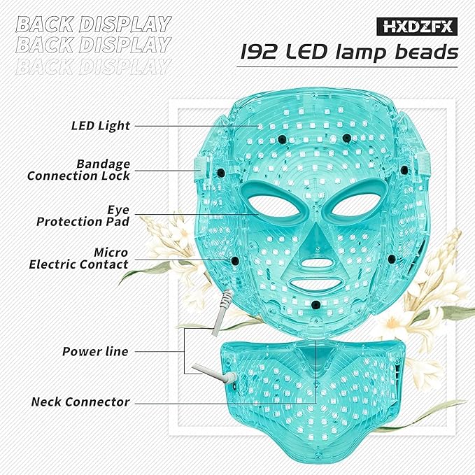 HXDZFX LED FACIAL LIGHT THERAPY MASK(HK207)