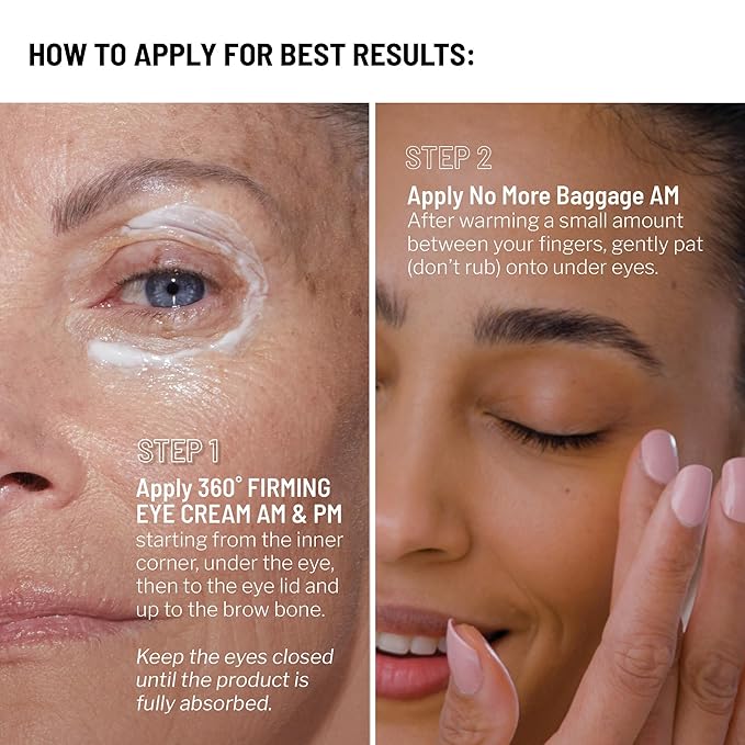 Dr. Brandt Truly Eye Opening Duo - Includes No More Baggage (0.5 oz) & 360° Firming Eye Cream (0.5 oz)